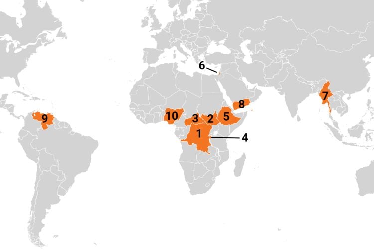 The worlds most neglected displacement crises